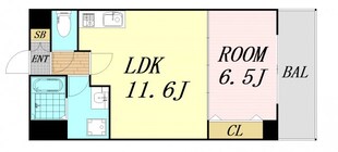 リバレイン江坂の物件間取画像